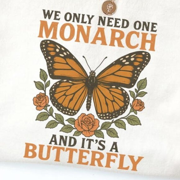Monarch Butterfly Comfort Colors Shirt Political Nature Tee 141 - Picture 2 of 6